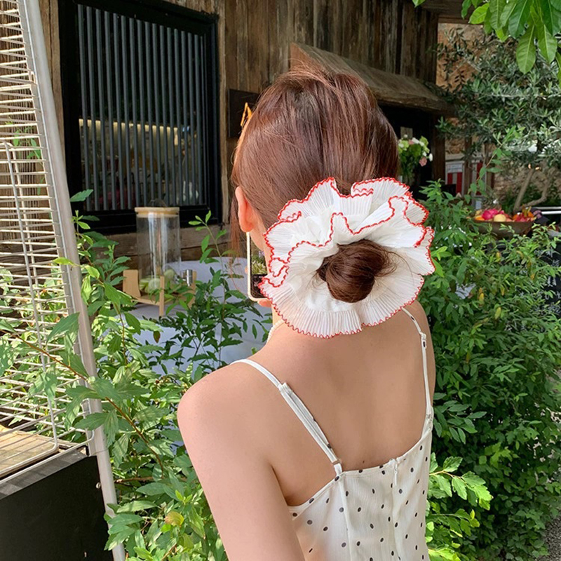 Women Accessories Shop Design - Summer lace large intestine hair loop