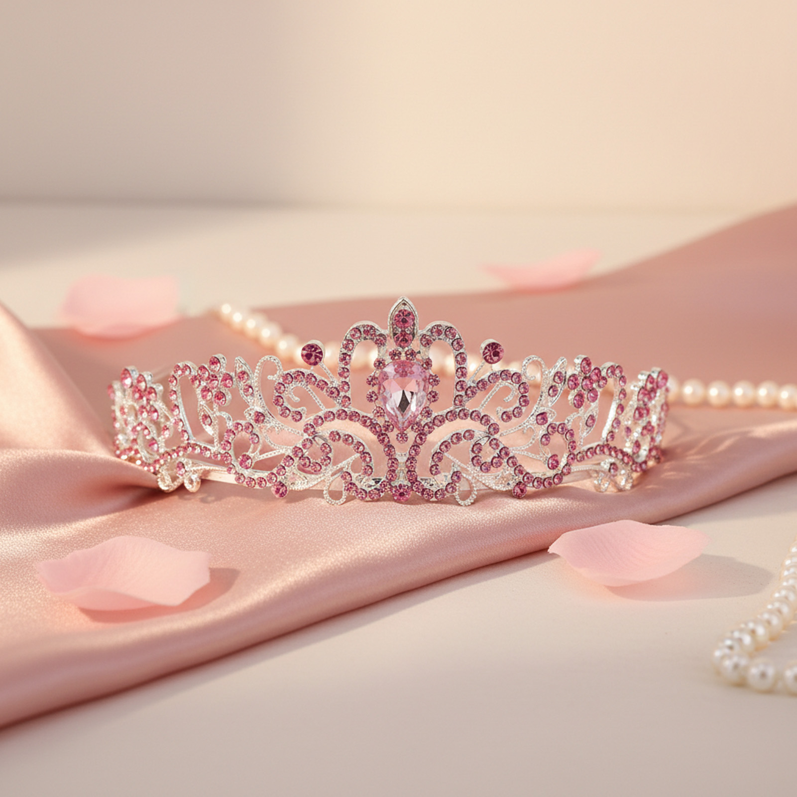 Elegant Bridal Crown Sparkly R - Women'S Wedding Accessories ulasan dan harga