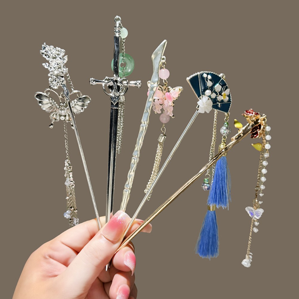 Elegant Chinese Style Sword Ha - Women Accessories Shop Design ulasan dan harga