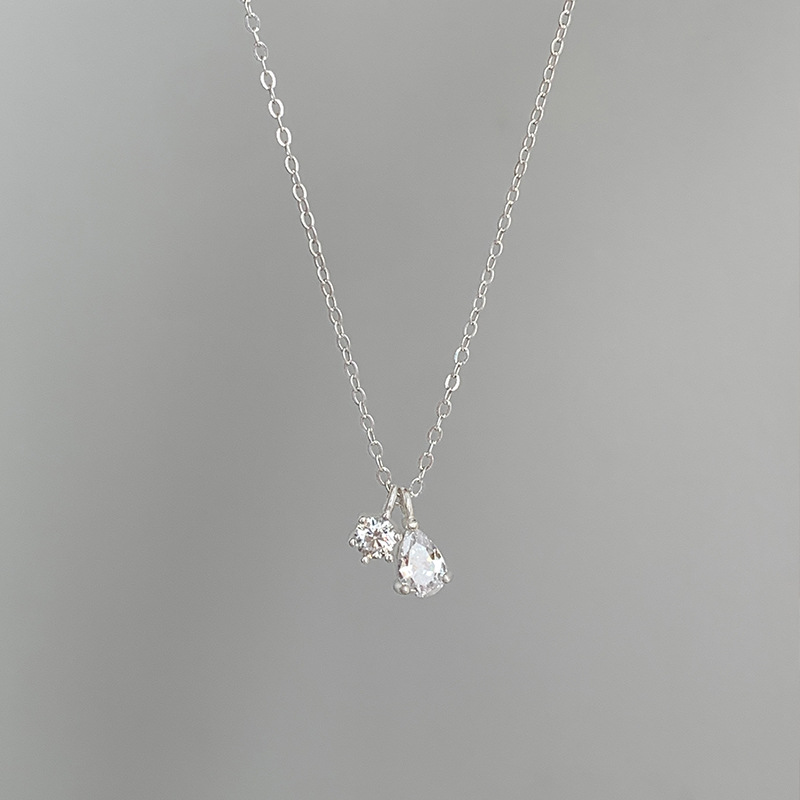 Mini Shiny Delicate 925 Sterli - Charm Necklace Dainty ulasan dan harga