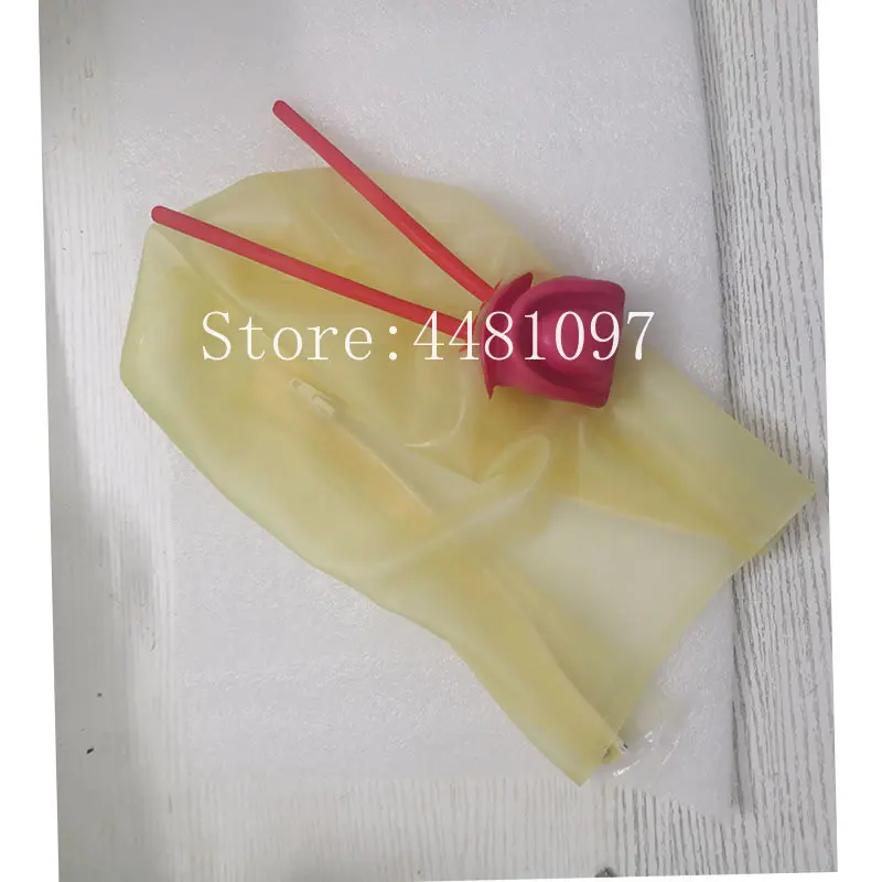 Pink Transparent Latex Hood wi - Women'S Red Accessories ulasan dan harga