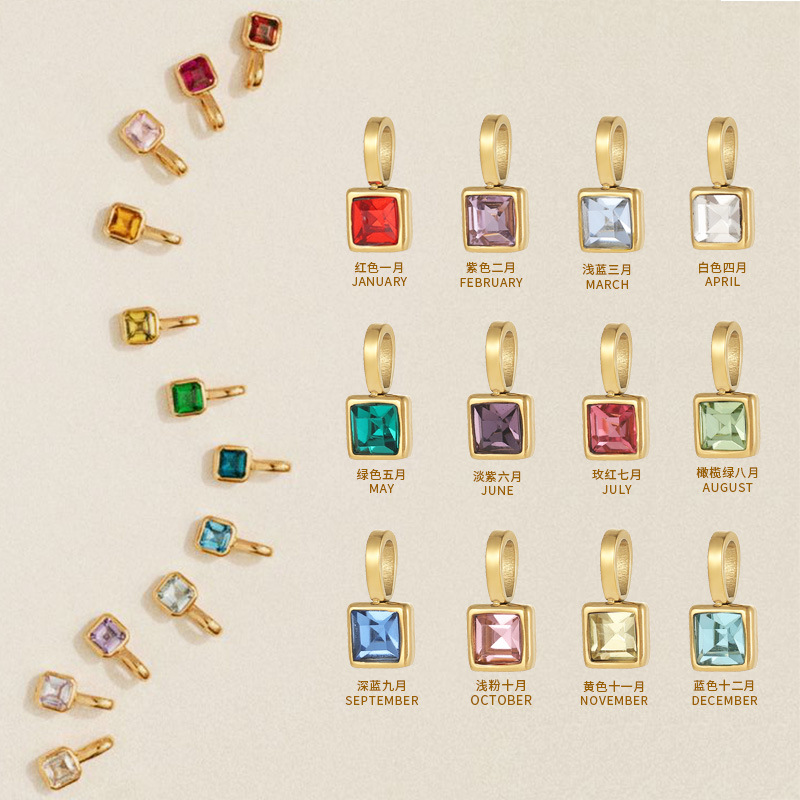CARLIDANA Dainty Women Birthda - Charm Necklace Dainty ulasan dan harga