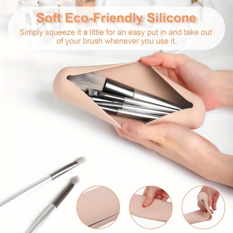 Travel Makeup Brush Holder,Sil - Women Accessories Organizer ulasan dan harga