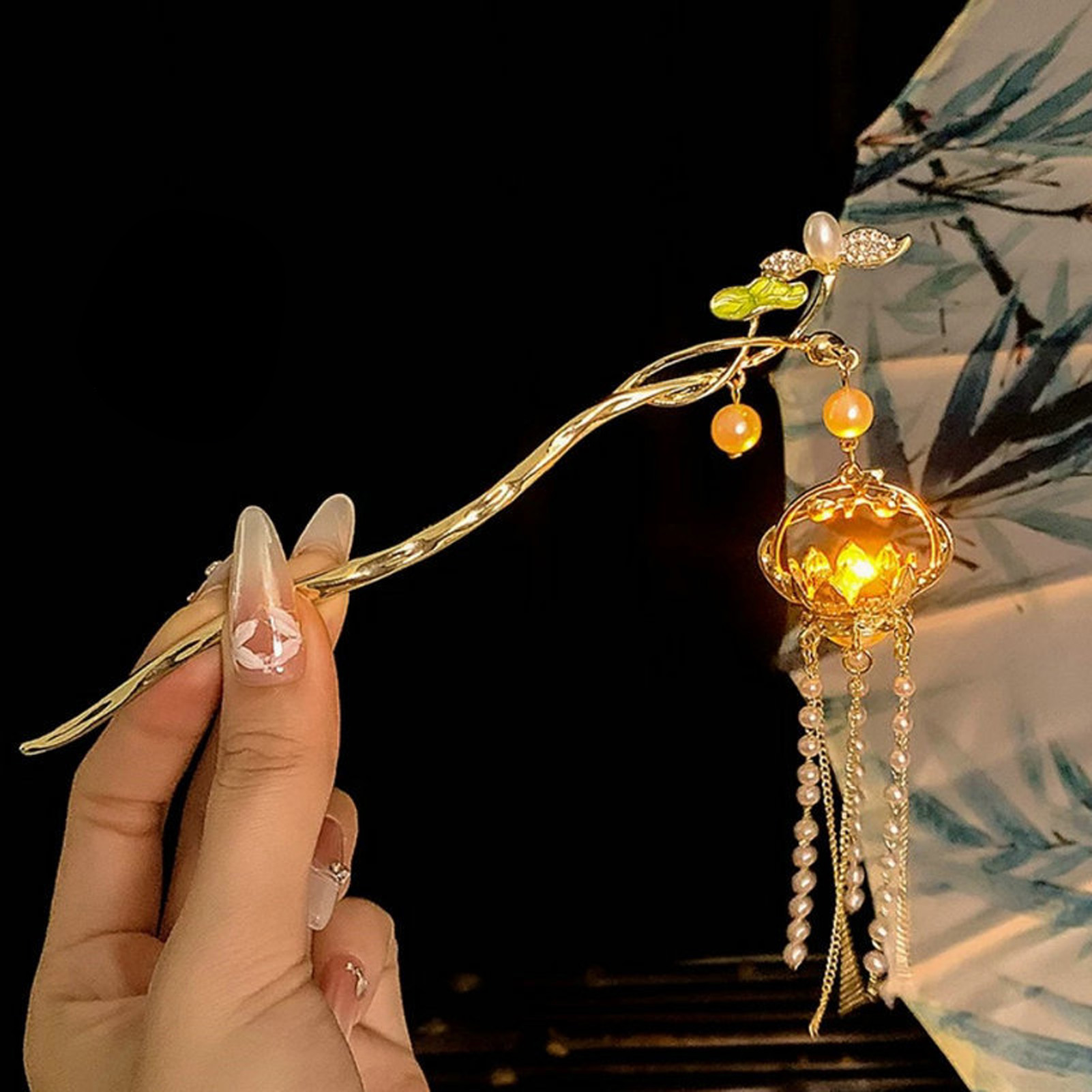 Luminous Flower Hairpin Exquis - Women Accessories Shop ulasan dan harga