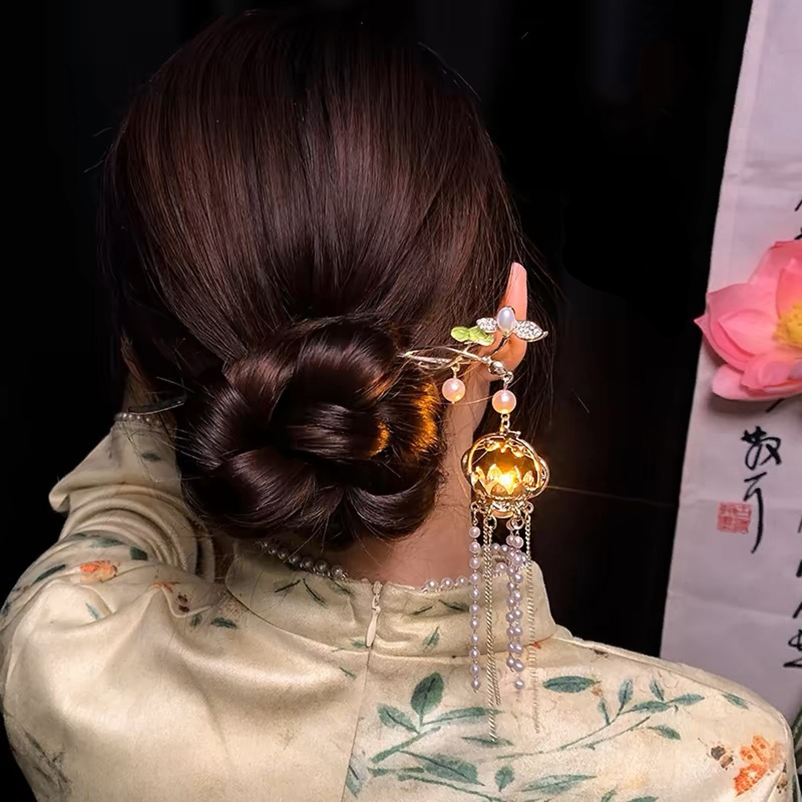 Luminous Flower Hairpin Exquis - Women Accessories Shop ulasan dan harga