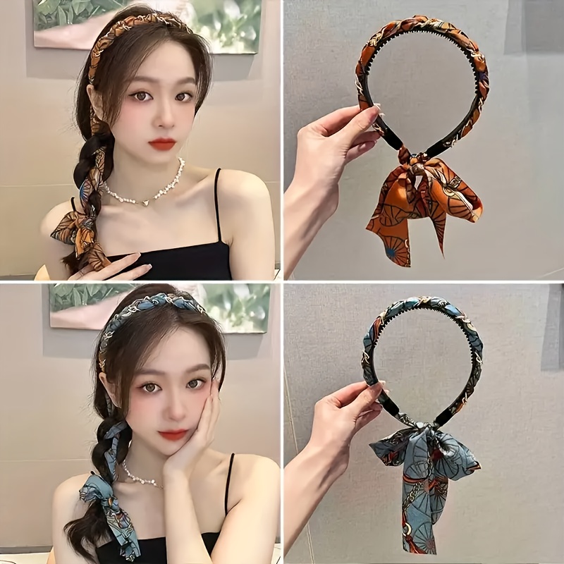 3pcs Vintage Style Printed Hea - Women Accessories Shop Design ulasan dan harga