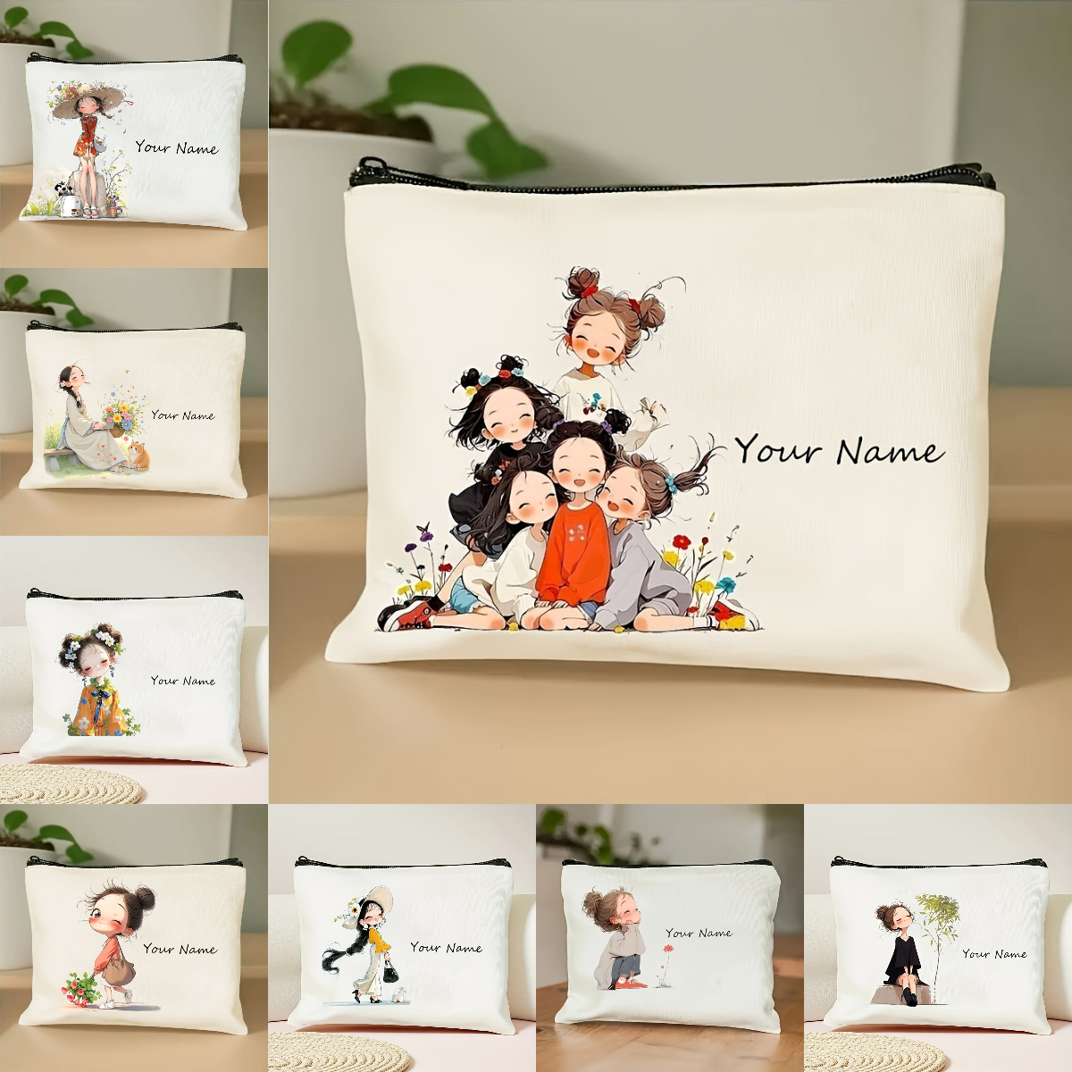 Korean-Style Anime Girl Makeup - Women Accessories Organizer ulasan dan harga