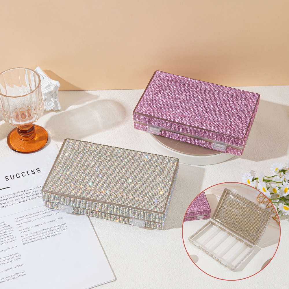 Luxury Shiny Rhinestone Storag - Women Accessories Organizer ulasan dan harga