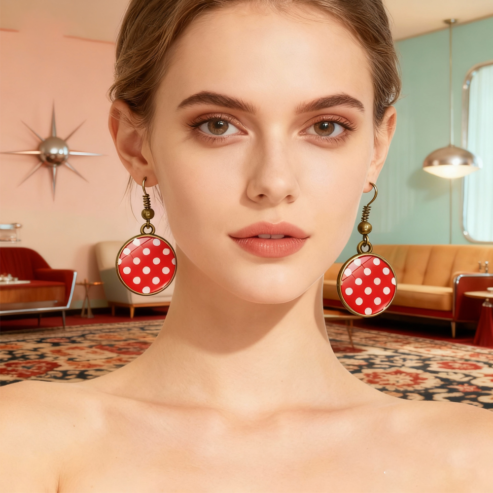PESENAR 1950s Style Red White  - Women'S Accessories In The 1950S ulasan dan harga