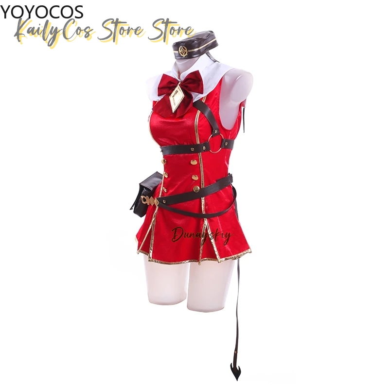 Gold Ship Cosplay Costume Wig  - Women'S Red Accessories ulasan dan harga