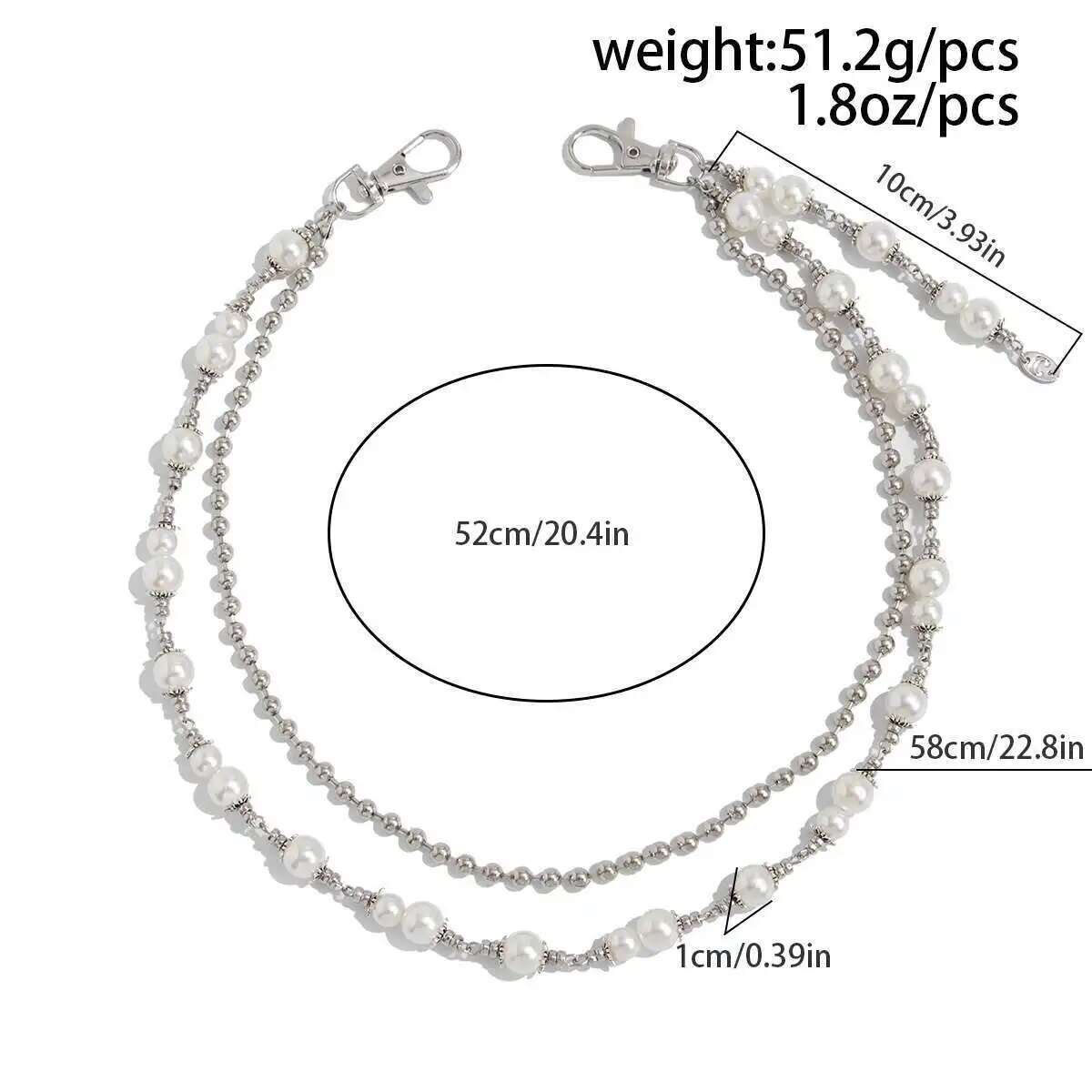 Salircon Punk Multilayer Imita - Wallet Chain Bag ulasan dan harga