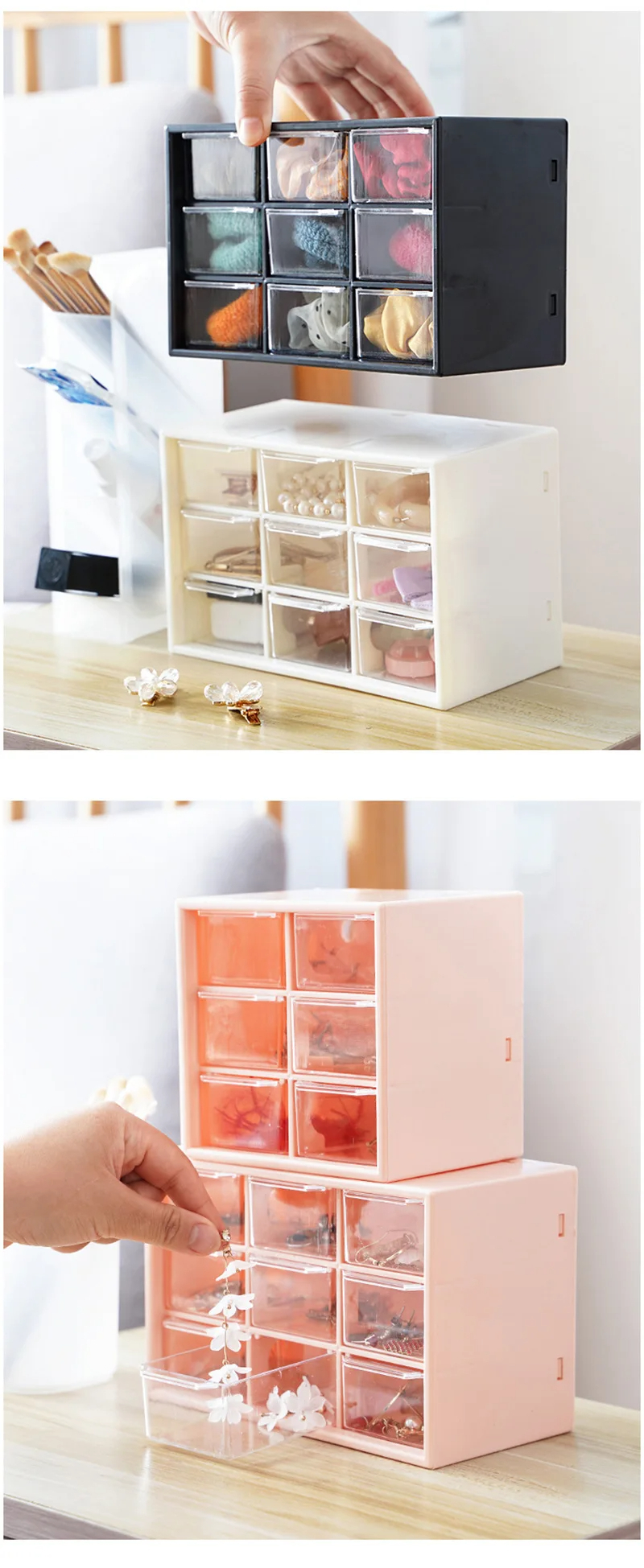 Simple High-Color Desktop Orga - Women Accessories Organizer ulasan dan harga