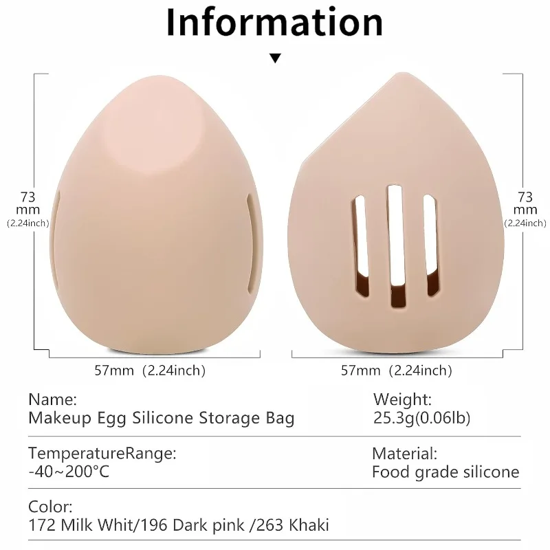 Silicone Beauty Egg Breathable - Women Accessories Organizer ulasan dan harga