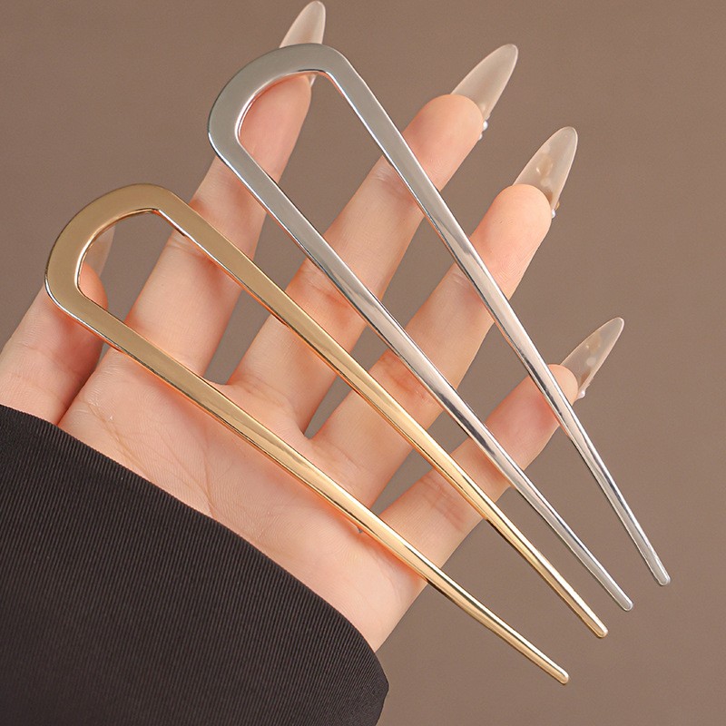 Simple U Shaped Hair Forks Hai - Women Accessories Shop ulasan dan harga