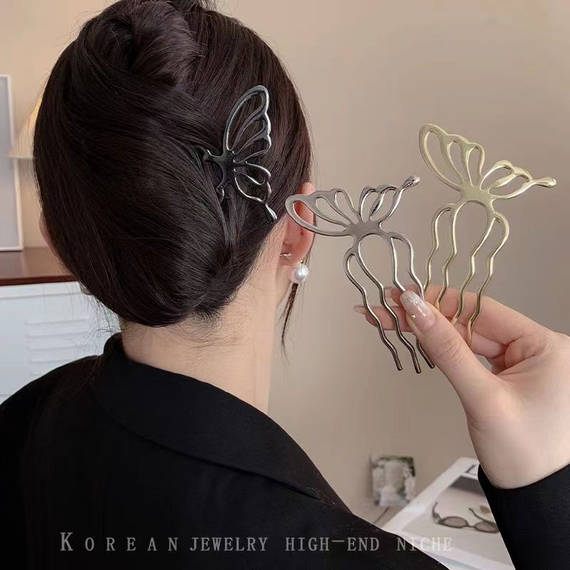 Korean Butterfly U Shape Hair  - Women Accessories Shop ulasan dan harga