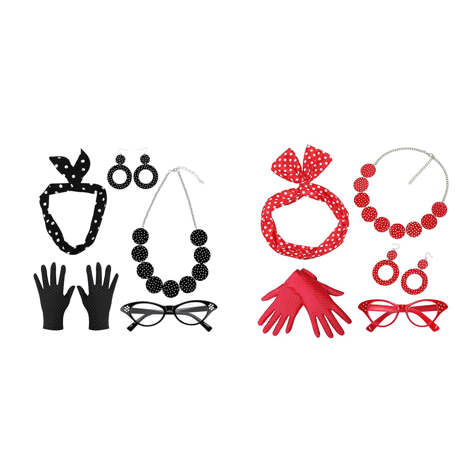 5 Pack 1950S Womens Costume Se - Women'S Accessories In The 1950S ulasan dan harga