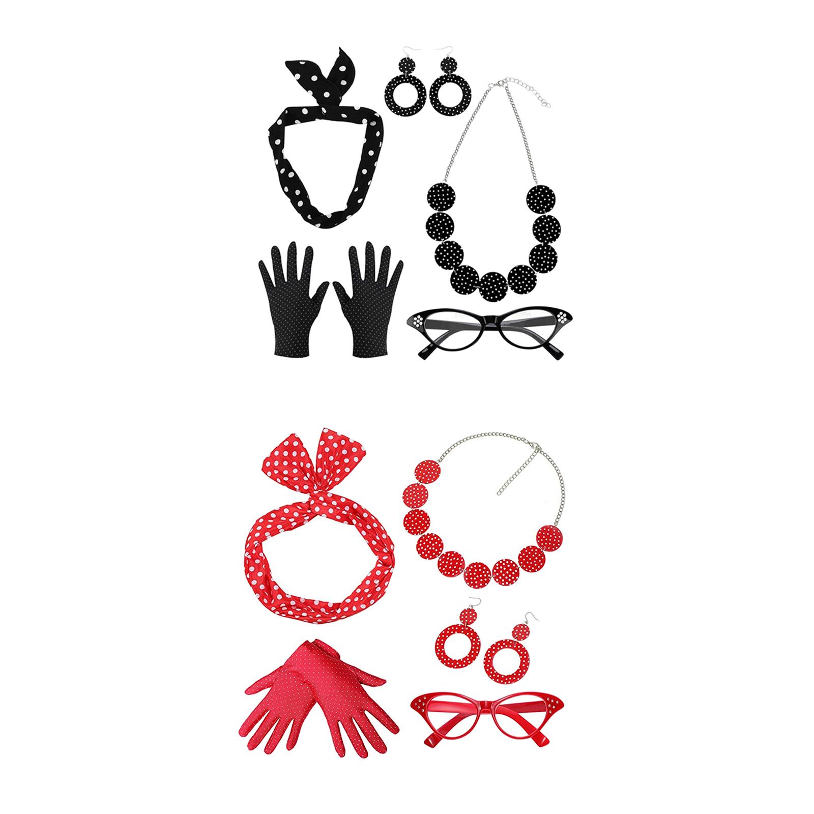 5 Pack 1950S Womens Costume Se - Women'S Accessories In The 1950S ulasan dan harga