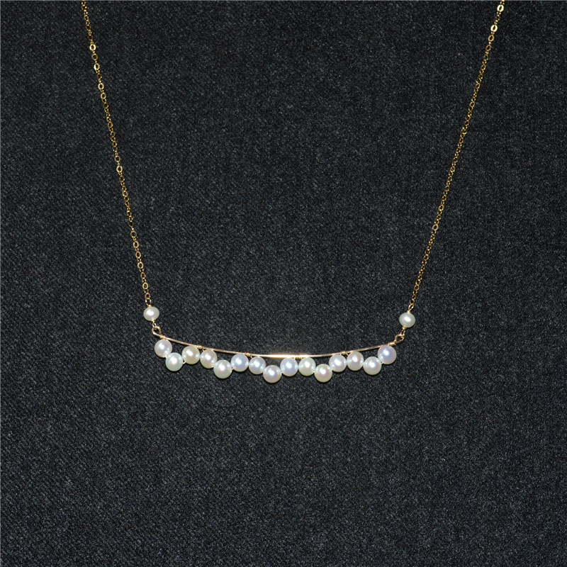 Lii Ji 14K Gold Filled Real Pe - Charm Necklace Dainty ulasan dan harga