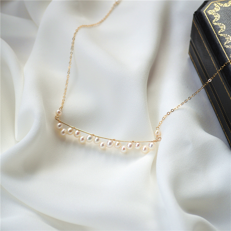 Lii Ji 14K Gold Filled Real Pe - Charm Necklace Dainty ulasan dan harga