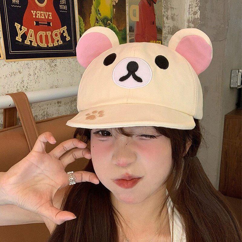 Rilakkuma Bear With Ear Cap Su - Women'S Clothing And Accessories ulasan dan harga