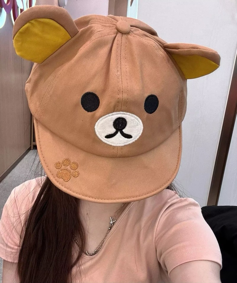 Rilakkuma Bear With Ear Cap Su - Women'S Clothing And Accessories ulasan dan harga