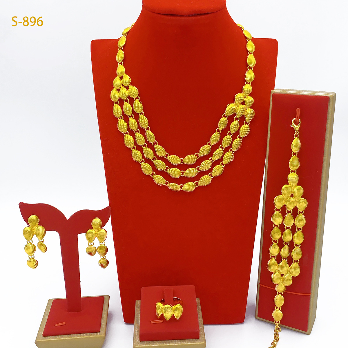 Water Drop Bead Bridal Jewelry - Charm Necklace Dainty ulasan dan harga