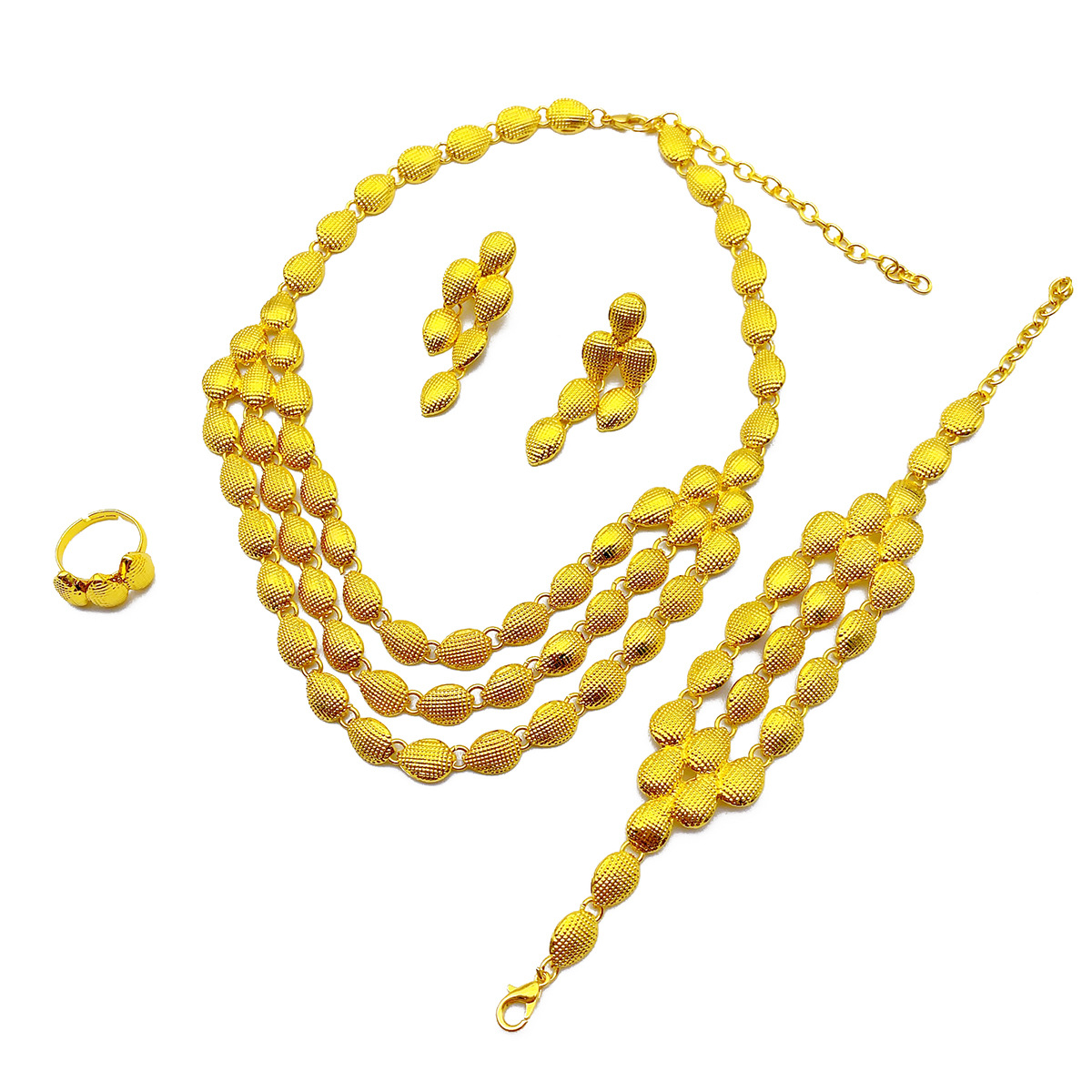 Water Drop Bead Bridal Jewelry - Charm Necklace Dainty ulasan dan harga