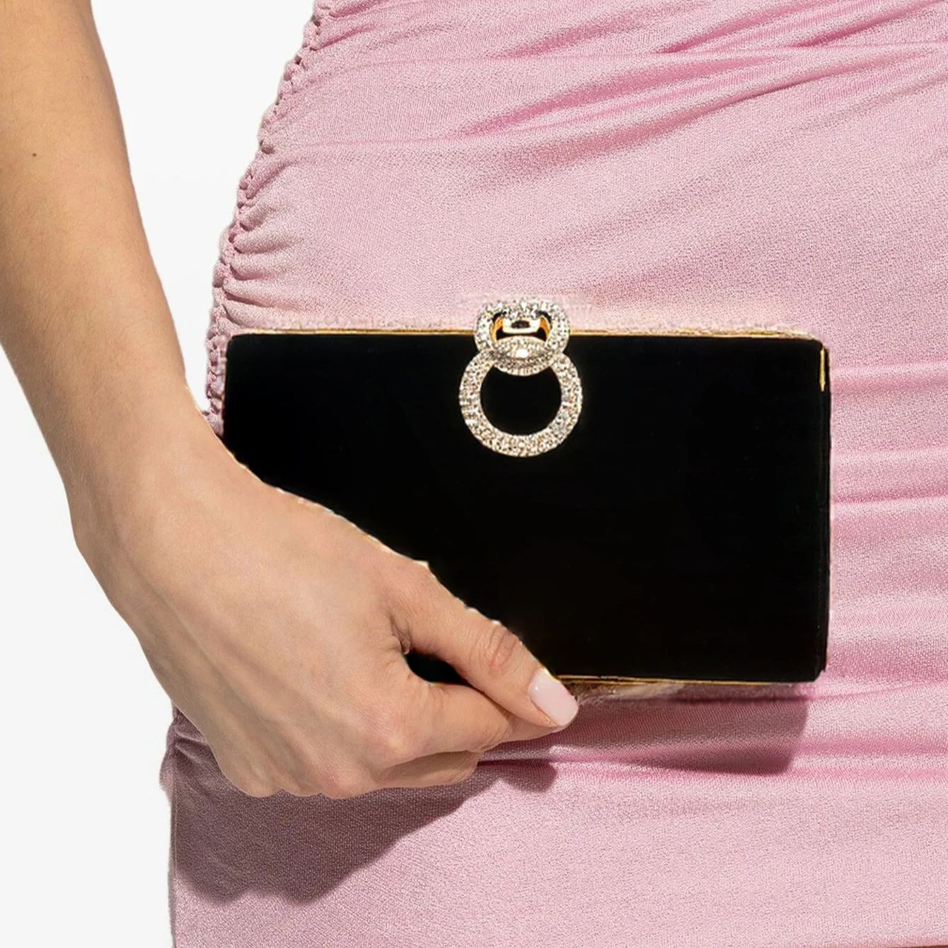 Velvet Women Evening Bags Diam - Wallet Chain Bag ulasan dan harga