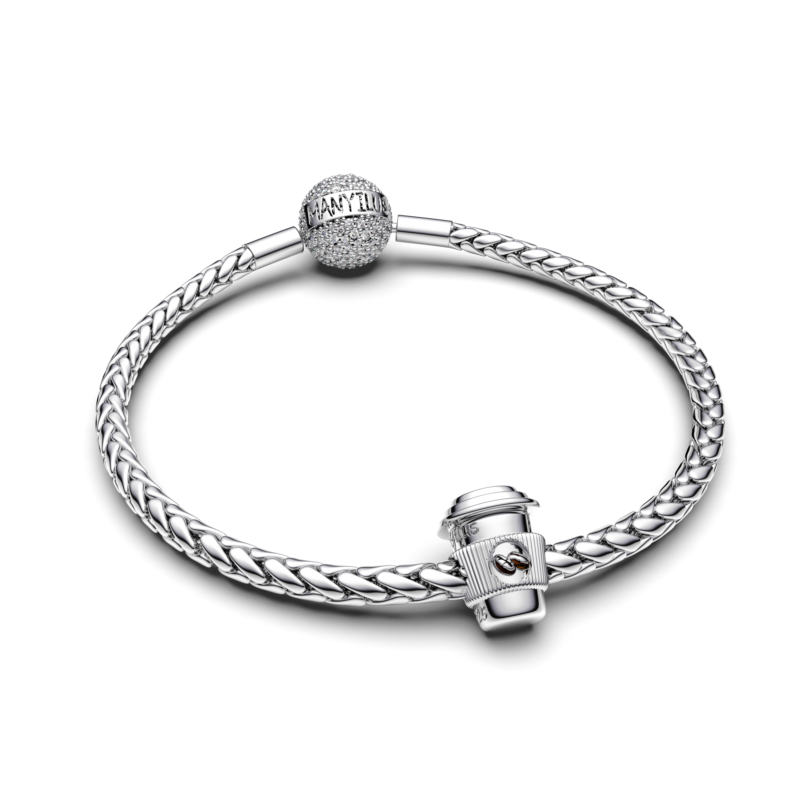 925 Sterling Silver Coffee Cup - Women Accessories Pandora ulasan dan harga