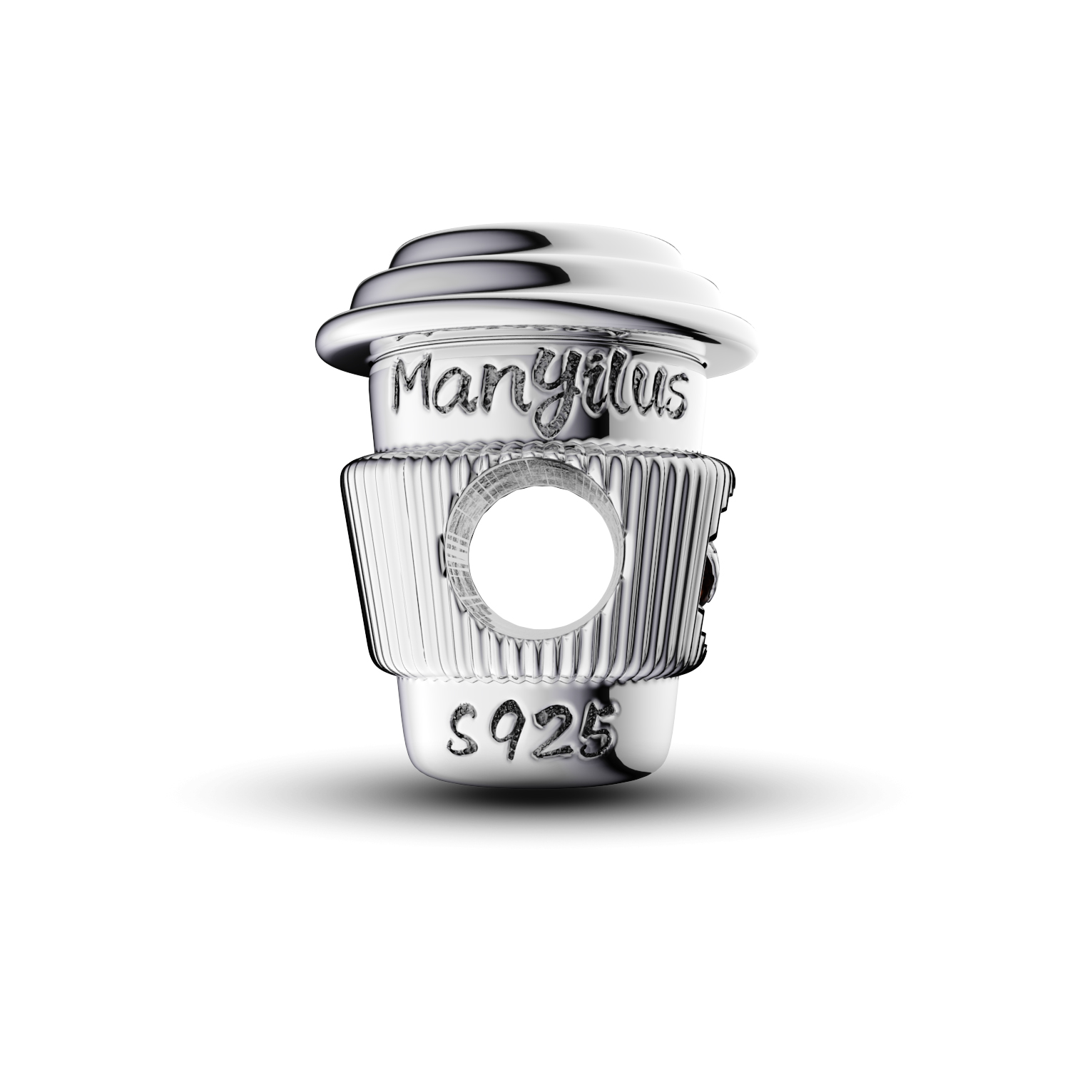 925 Sterling Silver Coffee Cup - Women Accessories Pandora ulasan dan harga