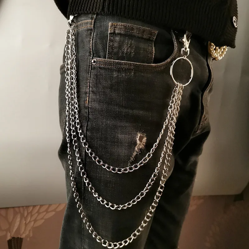 Layer Metal Belt Chain Punk Ho - Wallet Chain Bag ulasan dan harga
