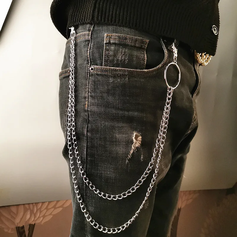 Layer Metal Belt Chain Punk Ho - Wallet Chain Bag ulasan dan harga