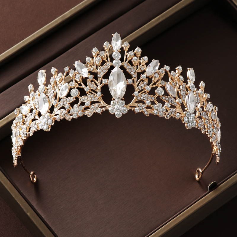 Tiara Colorful Rhinestone Quee - Women'S Wedding Accessories ulasan dan harga