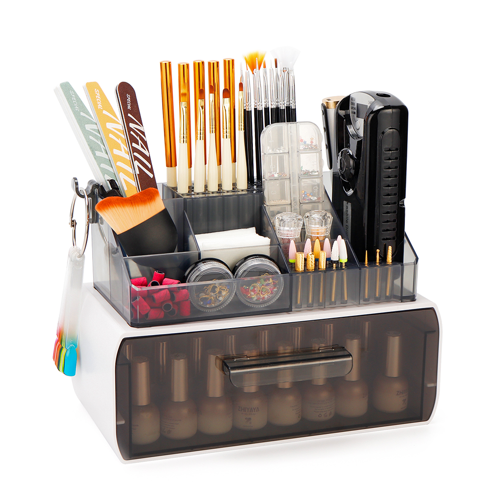 Acrylic Storage Rack Nail Art  - Women Accessories Organizer ulasan dan harga