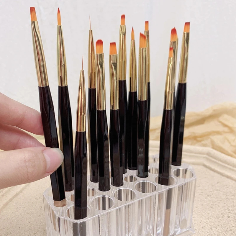 26 Holes Makeup Brush Holder M - Women Accessories Organizer ulasan dan harga