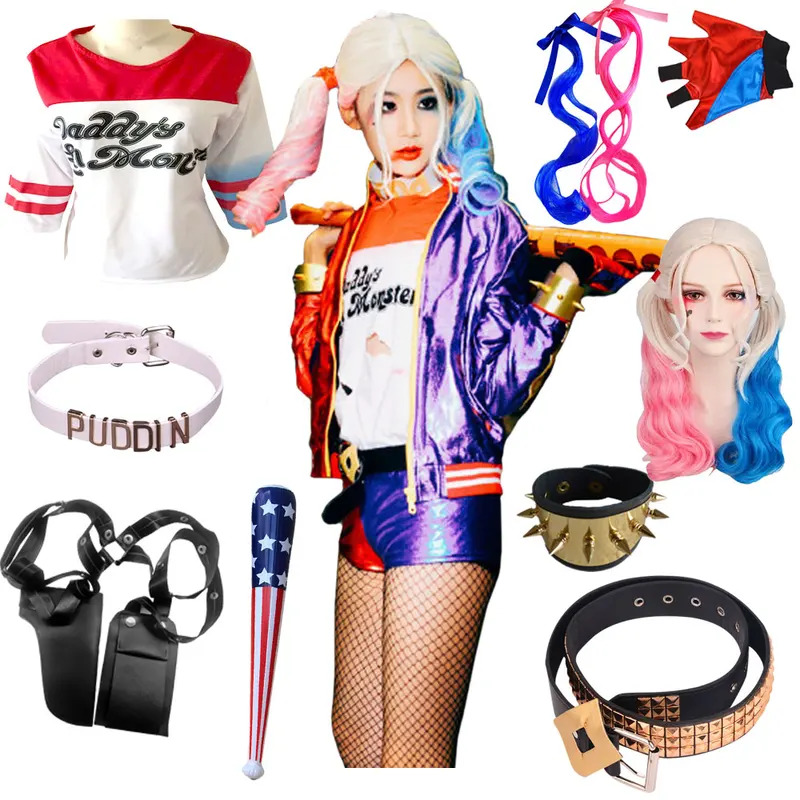 2025 New Cosplay Girls Women Q - Women'S Harley Quinn Accessories ulasan dan harga