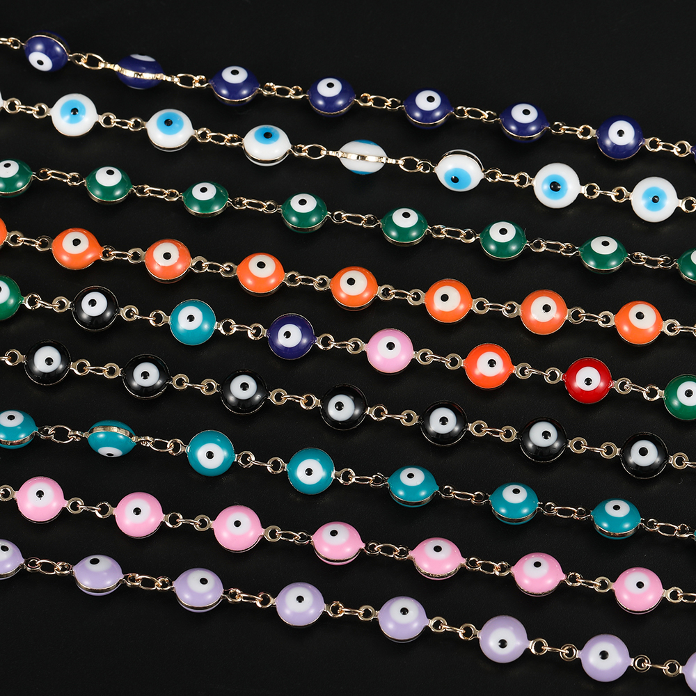 1M 6mm Copper Evil Eye Beads C - Evil Eye Bracelet ulasan dan harga