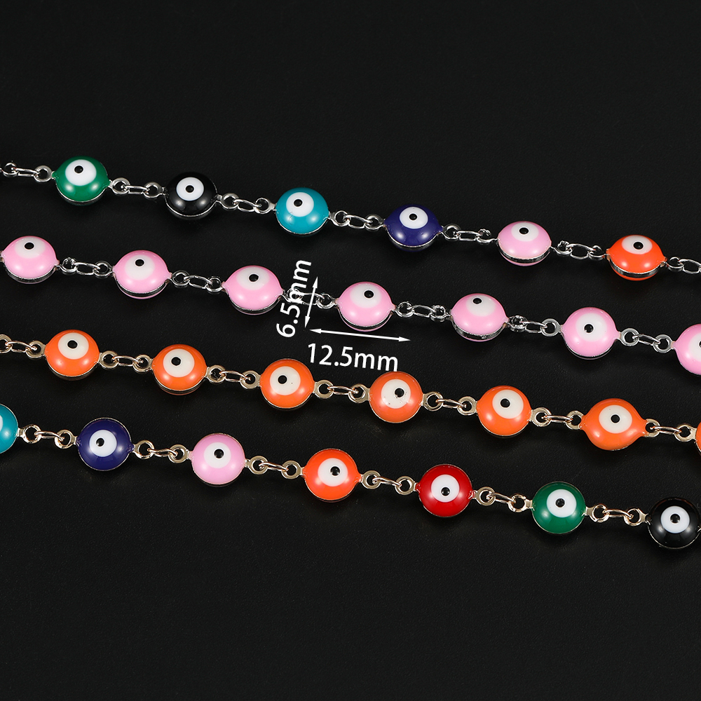 1M 6mm Copper Evil Eye Beads C - Evil Eye Bracelet ulasan dan harga