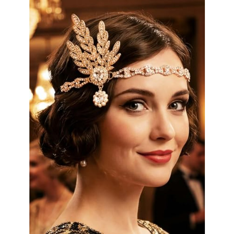1920s Flapper Headpiece Rhines - Women'S Accessories In The 1920S ulasan dan harga