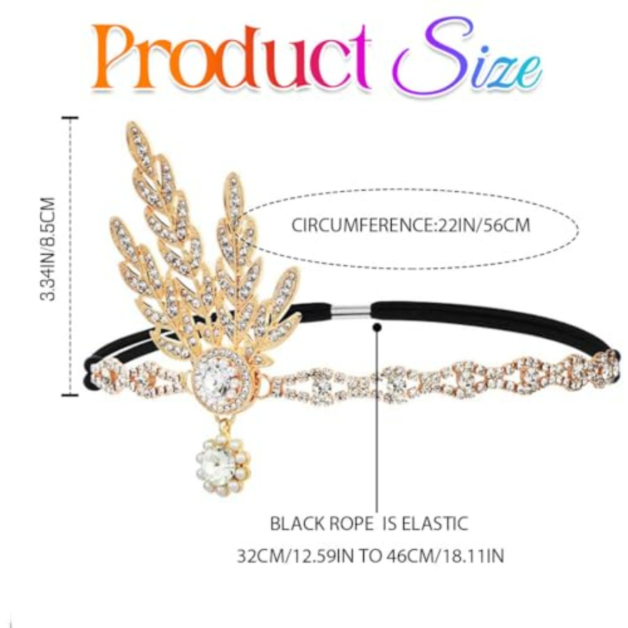 1920s Flapper Headpiece Rhines - Women'S Accessories In The 1920S ulasan dan harga