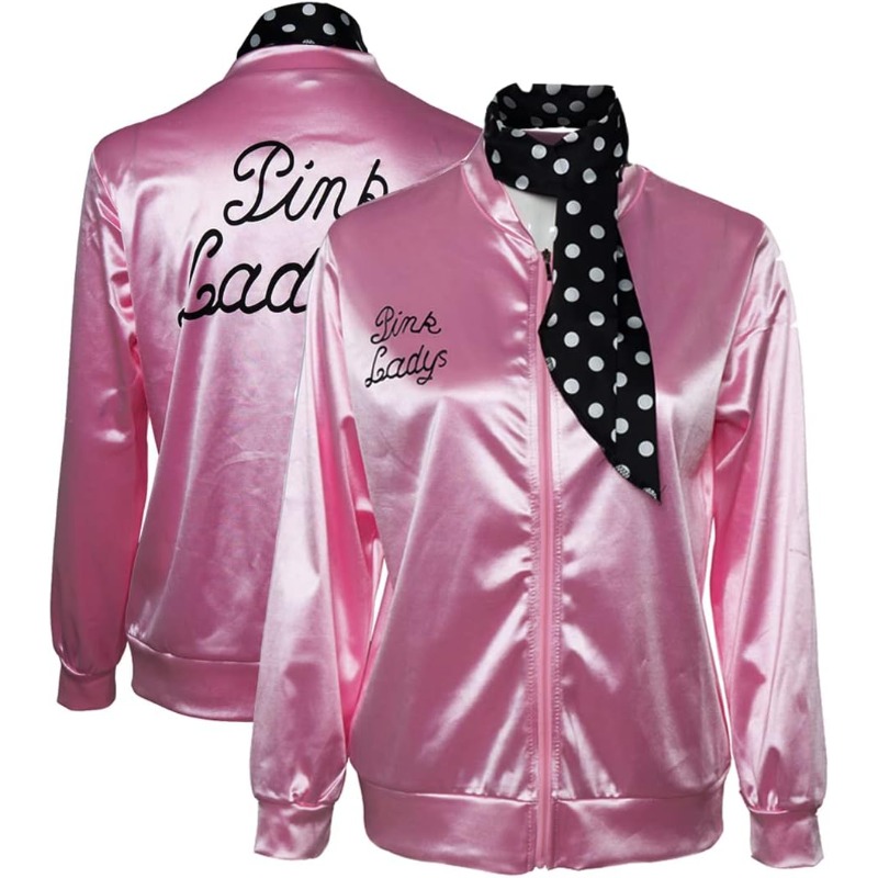 Women's 50s Ladys Pink Satin J - Women'S Accessories In The 1950S ulasan dan harga