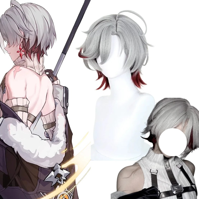 Illuga Cosplay Wig Genshin Imp - Women'S Red Accessories ulasan dan harga