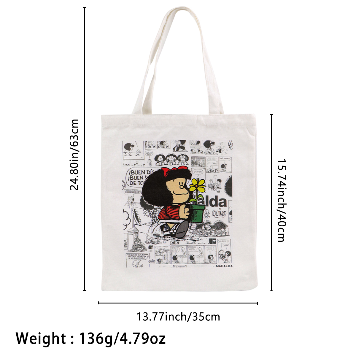 Fashion Canvas Tote Bag Women  - Women Accessories Shop ulasan dan harga