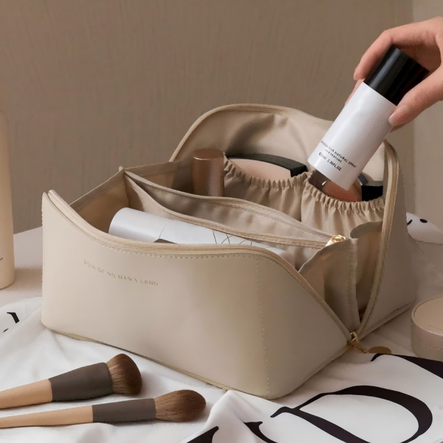 Large Capacity Waterproof Make - Women Accessories Organizer ulasan dan harga