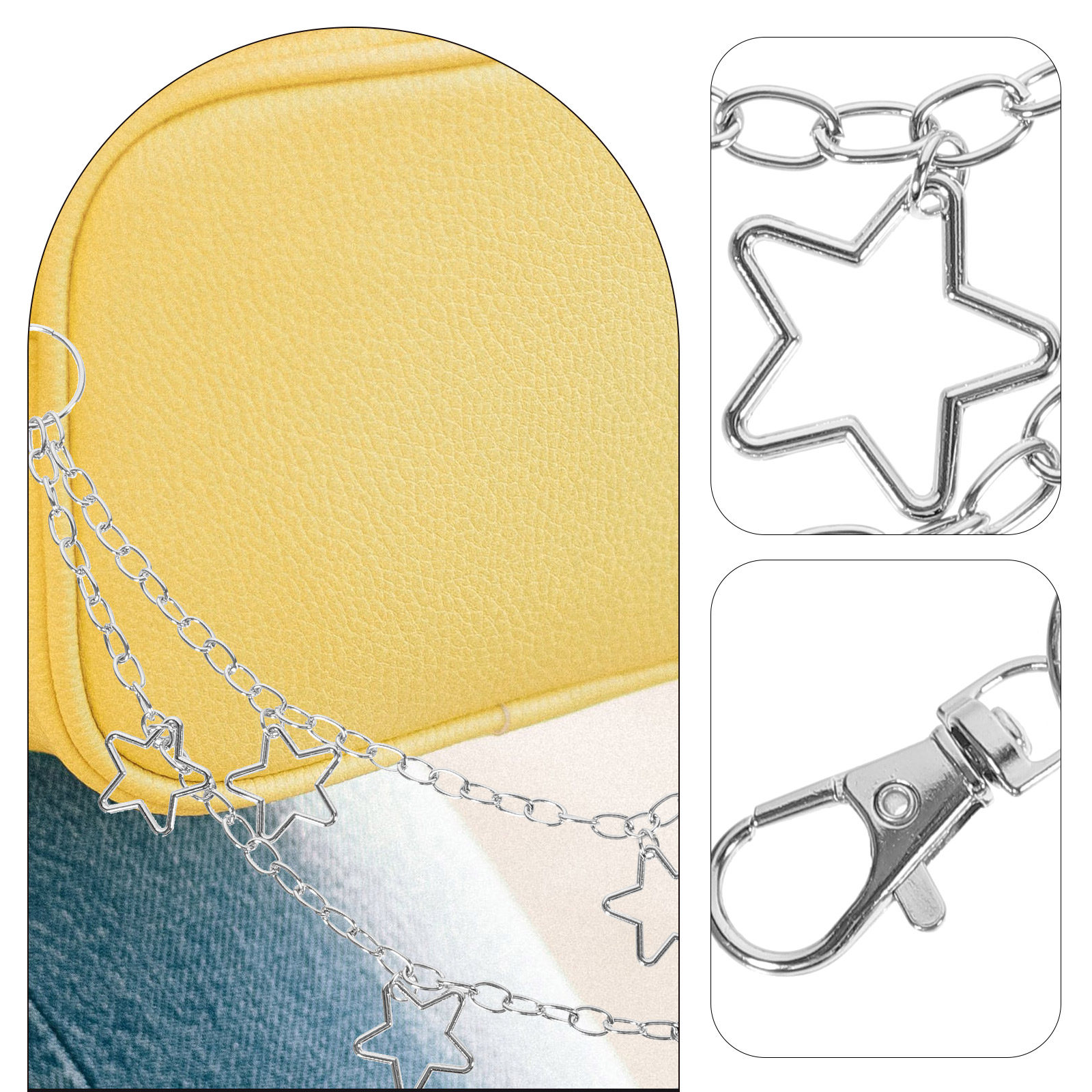 Star Pendant Double Layer Pant - Wallet Chain Bag ulasan dan harga