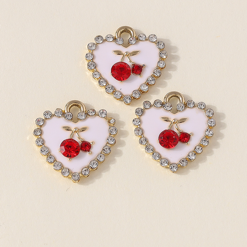 Leslie 10pcs 15*16mm Dainty Cr - Charm Necklace Dainty ulasan dan harga