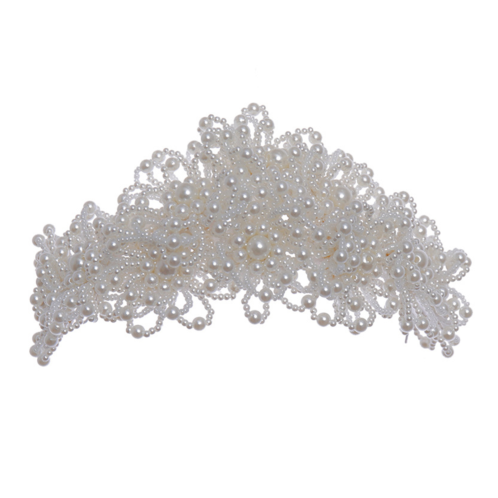 Pearl Crown Headpiece For Wedd - Women'S Wedding Accessories ulasan dan harga