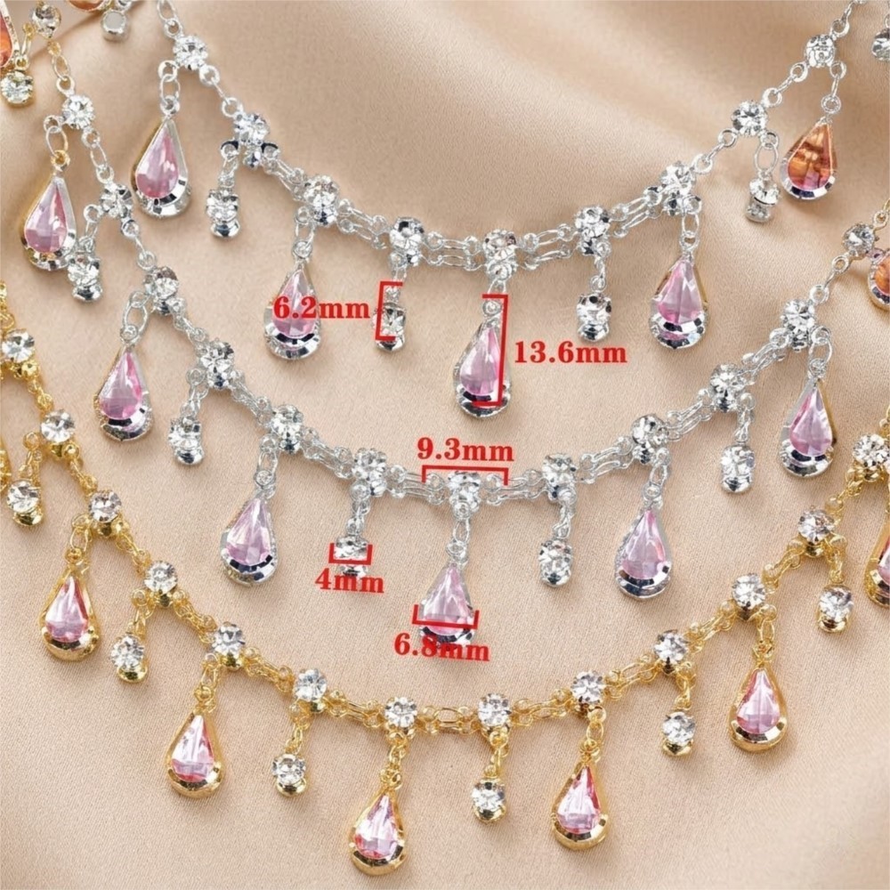 0.5/1m Teardrop Rhinestone Tas - Women'S Clothing And Accessories ulasan dan harga