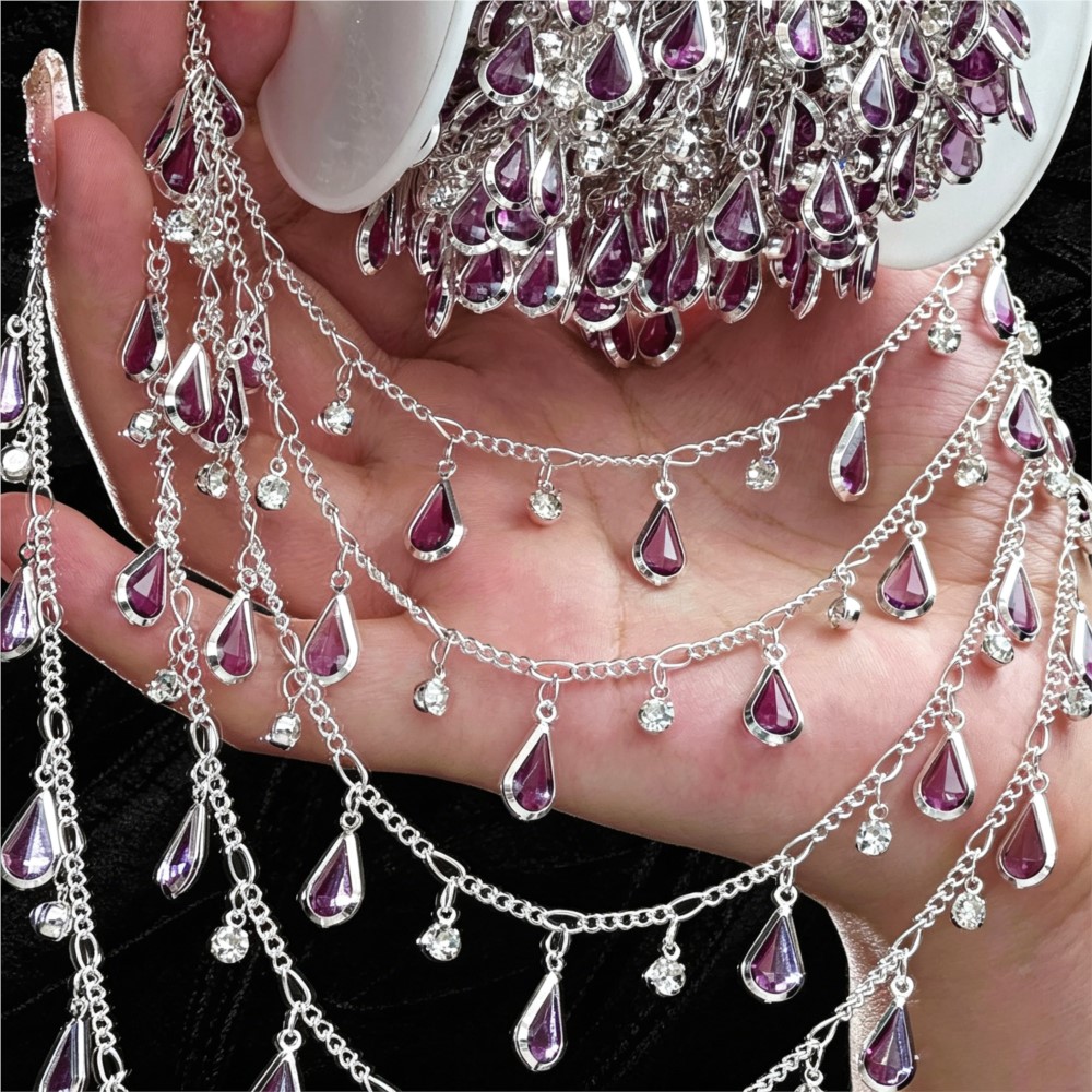 0.5/1m Teardrop Rhinestone Tas - Women'S Clothing And Accessories ulasan dan harga