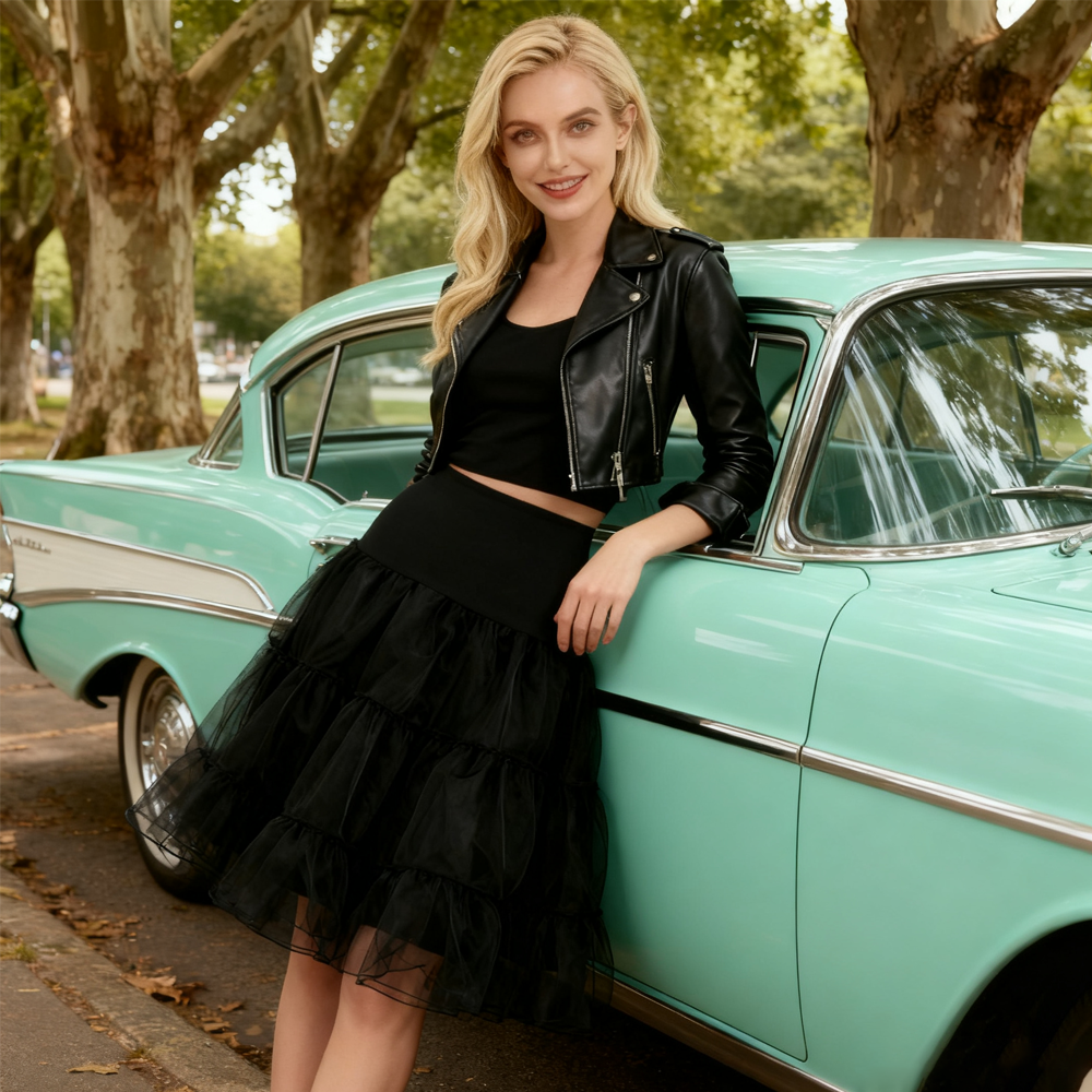 PESENAR 1950s Style Black Tull - Women'S Accessories In The 1950S ulasan dan harga
